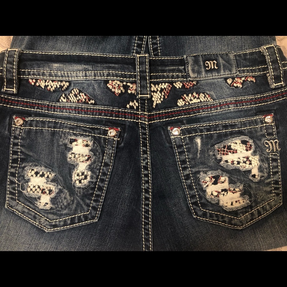 Miss Me patriotic skinny jeans 33X30